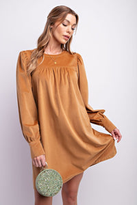 Almond Dreams Corduroy Dress