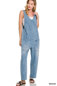 Farmers Market Denim Jumpsuit