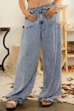 Downtown Fun Tencel Pants in Light Wash