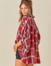 Best Season of All Plaid Top in Red