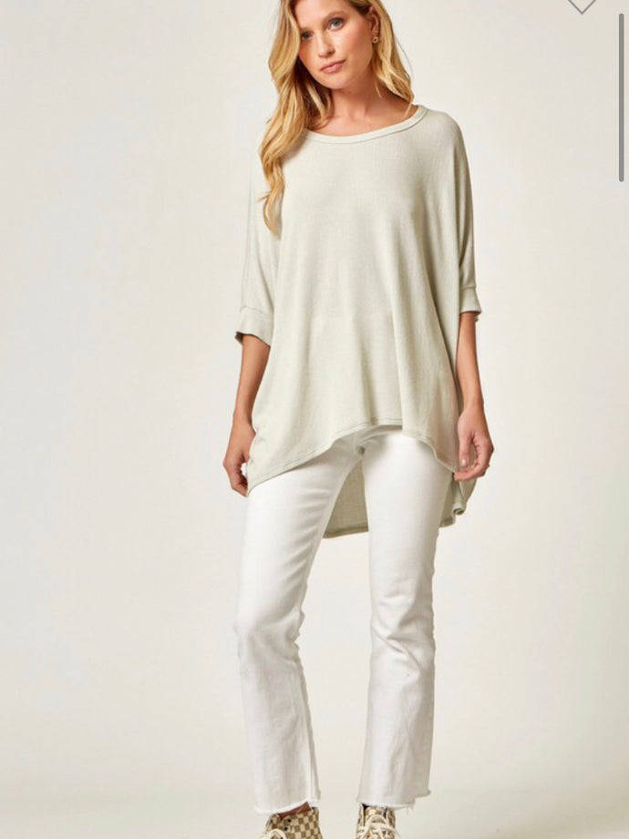 Dressed To Chill Top in Sage {Curvy}