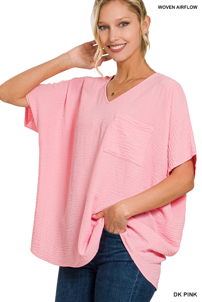 Spring Bloom Pocket Top in Pink