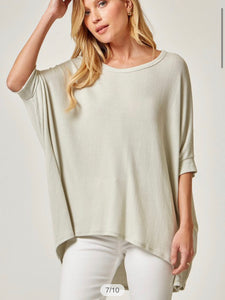 Dressed To Chill Top in Sage {Curvy}