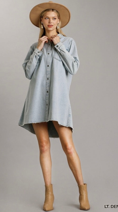 Serene Dreams Denim Dress