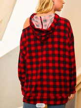 Pick of the Plaid Hoodie in Red