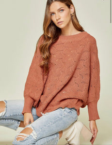 Breaking Out Sweater in Ginger